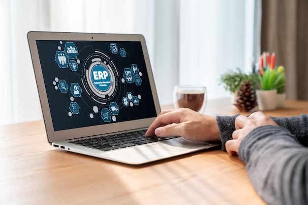 ERP system for business operations management